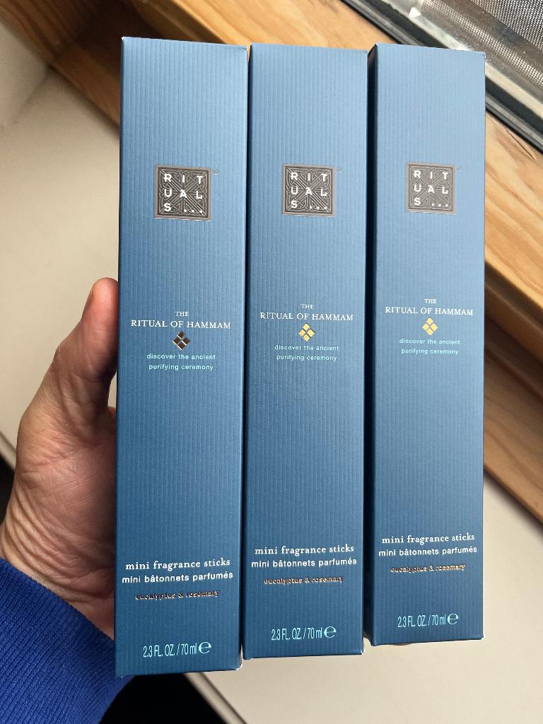 Rituals Hammam Geurstokjes 70ml, Overige materialen, Blauw, Nieuw, Ophalen of Verzenden