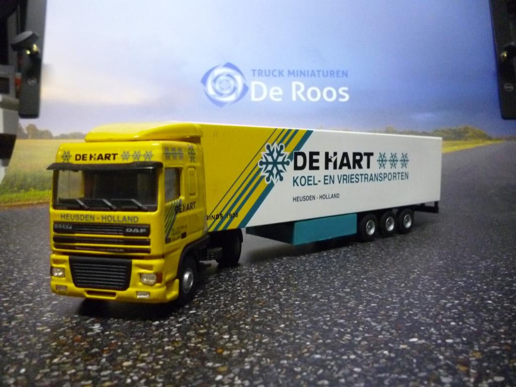 DAF XF95 De Hart, Hobby en Vrije tijd, Modelauto's | 1:50, Ophalen of Verzenden, Zo goed als nieuw, Bus of Vrachtwagen, Lion Toys