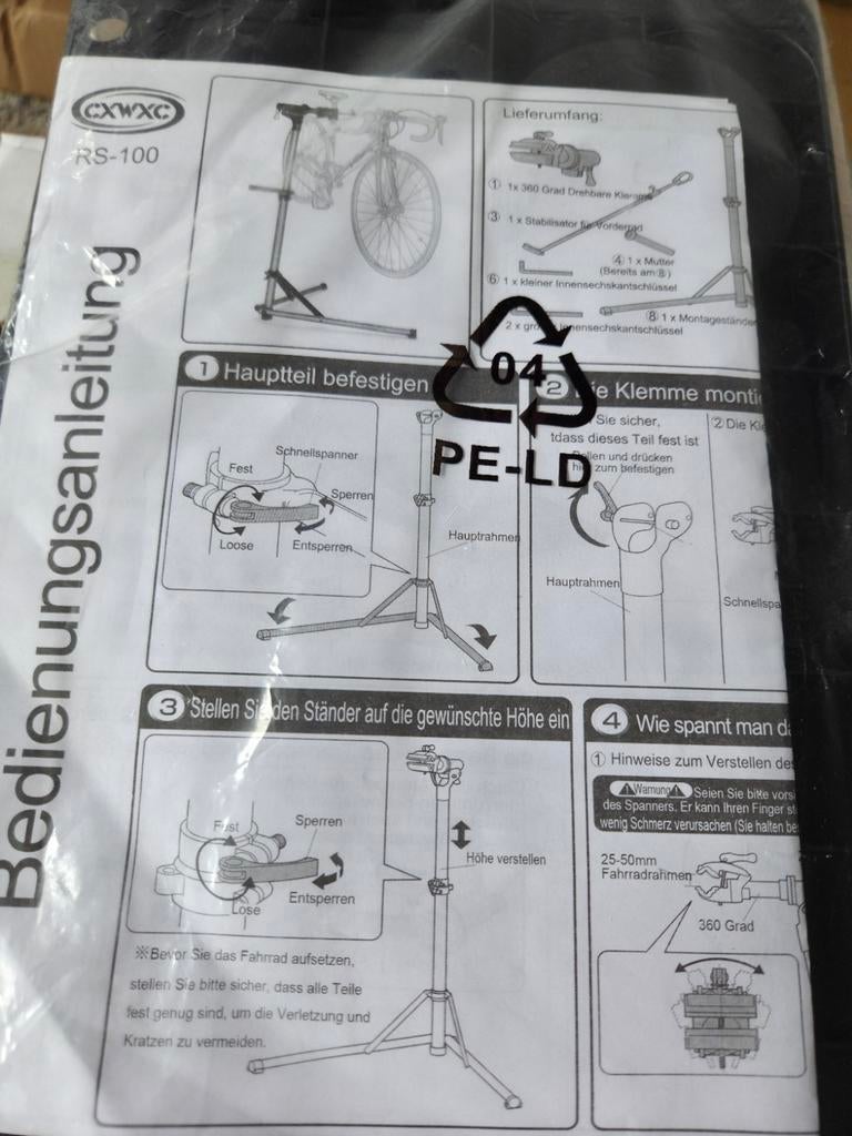 Fietsenstalling, Ophalen