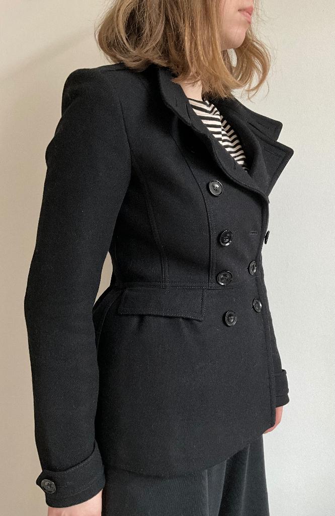 Luxe BURBERRY jas, elegant & tijdloos!, Kleding | Dames, Jasjes, Kostuums en Pakken, Nieuw, Jasje, Maat 34 (XS) of kleiner, Zwart