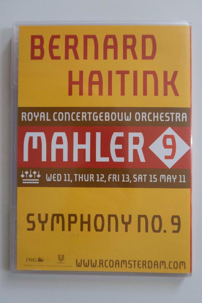 DVD Bernard Haitink Mahler 9, Alle leeftijden, Verzenden, Nieuw in verpakking
