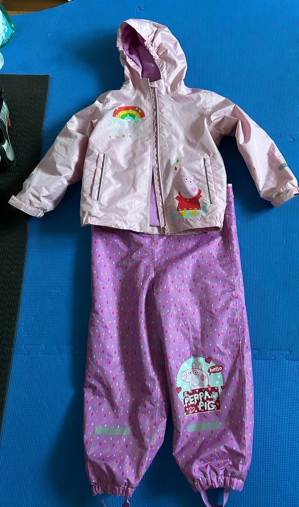 Peppa Pig Meisjes regenpak 110-116, Ophalen of Verzenden, Gebruikt, Meisje