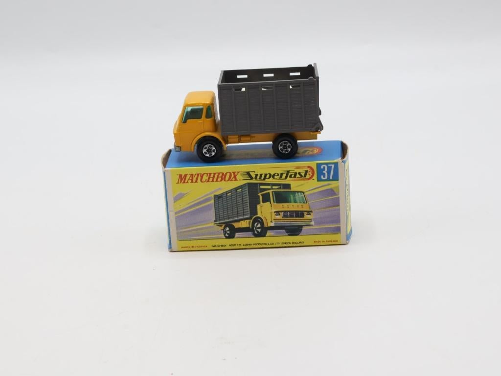 Vintage Matchbox | Super fast | Nr 37 | Cattle Truck, Gebruikt, ., Ophalen of Verzenden, .