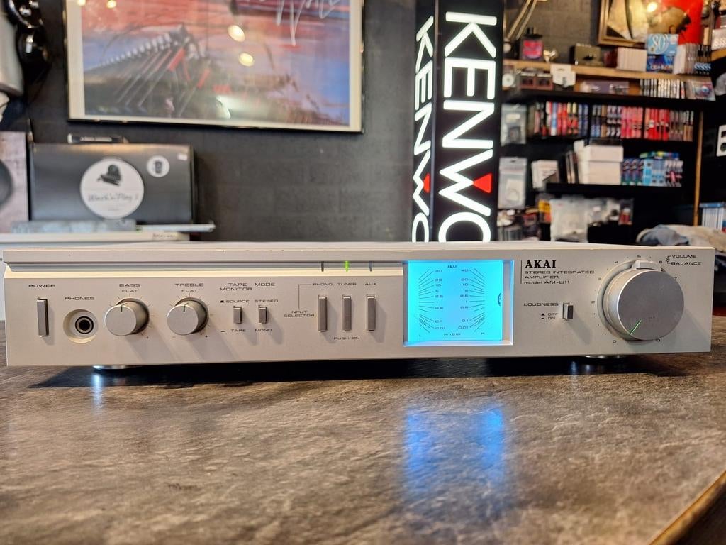AKAI AM-U11 • GARANTIE • VINTAGE • PHONO, Overige merken, Refurbished, Ophalen of Verzenden, Minder dan 60 watt