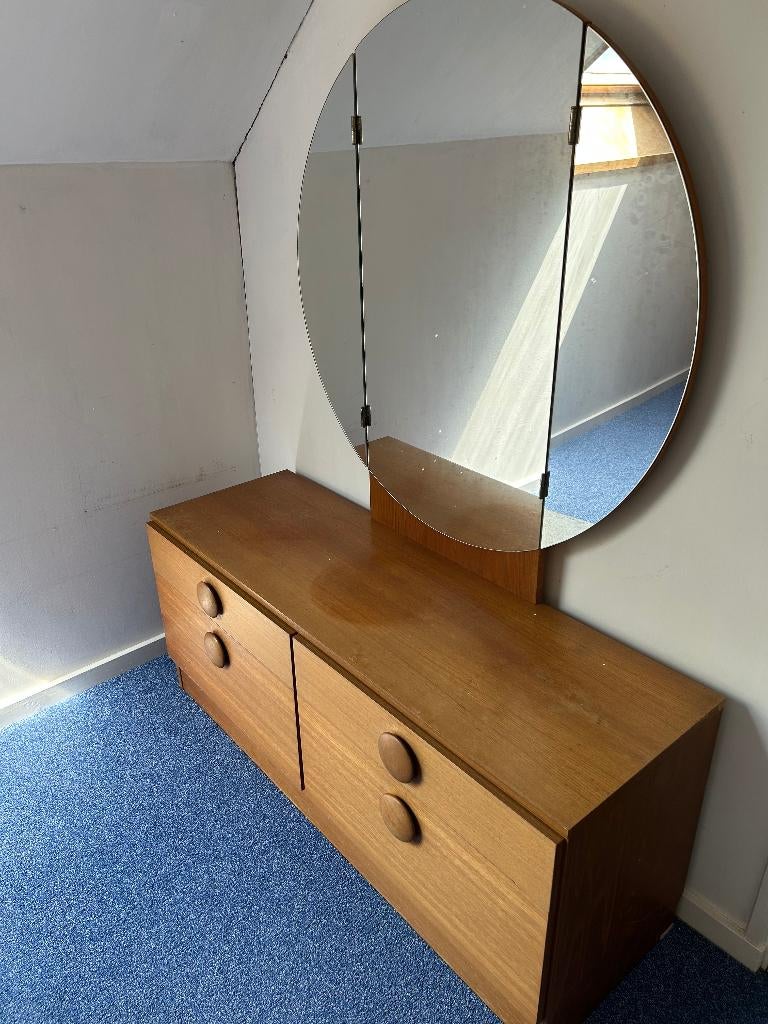 Prachtige Vintage/retro Slaapkamerset met kaptafel, Antiek en Kunst, Ophalen