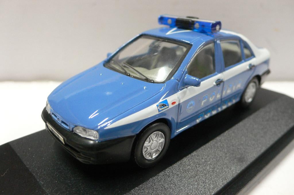 fiat marea polizia 1999 - altaya   1/43, Hobby en Vrije tijd, Modelauto's | 1:43, Verzenden, Nieuw, Auto, Overige merken