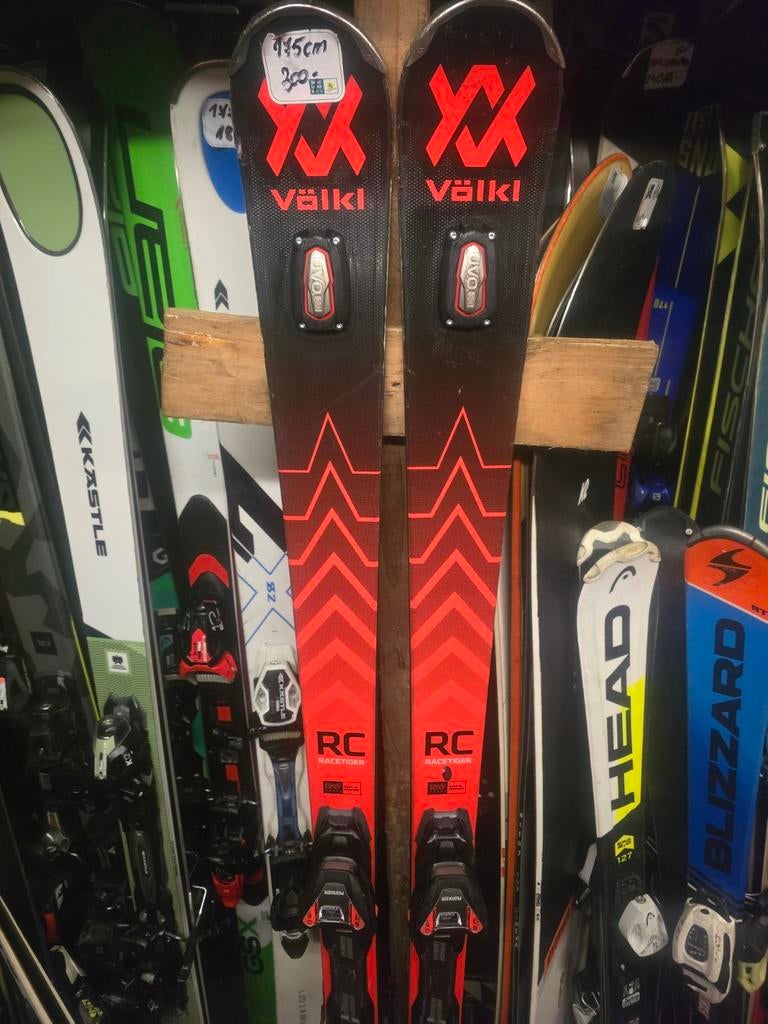 175cm VOLKL RACETIGER RC UVO WOODCORE TIP ROCKER, Overige merken, 160 tot 180 cm, Ophalen of Verzenden, Zo goed als nieuw