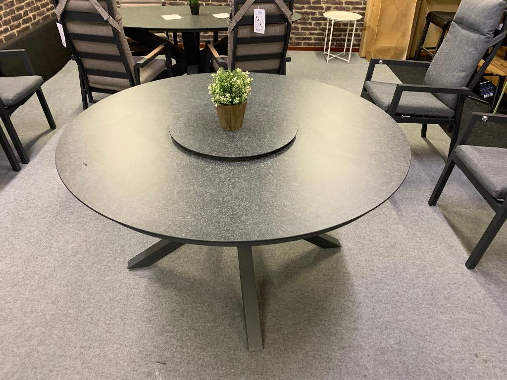 Tuintafel Atalanta, Ophalen, Nieuw, Rond, Aluminium