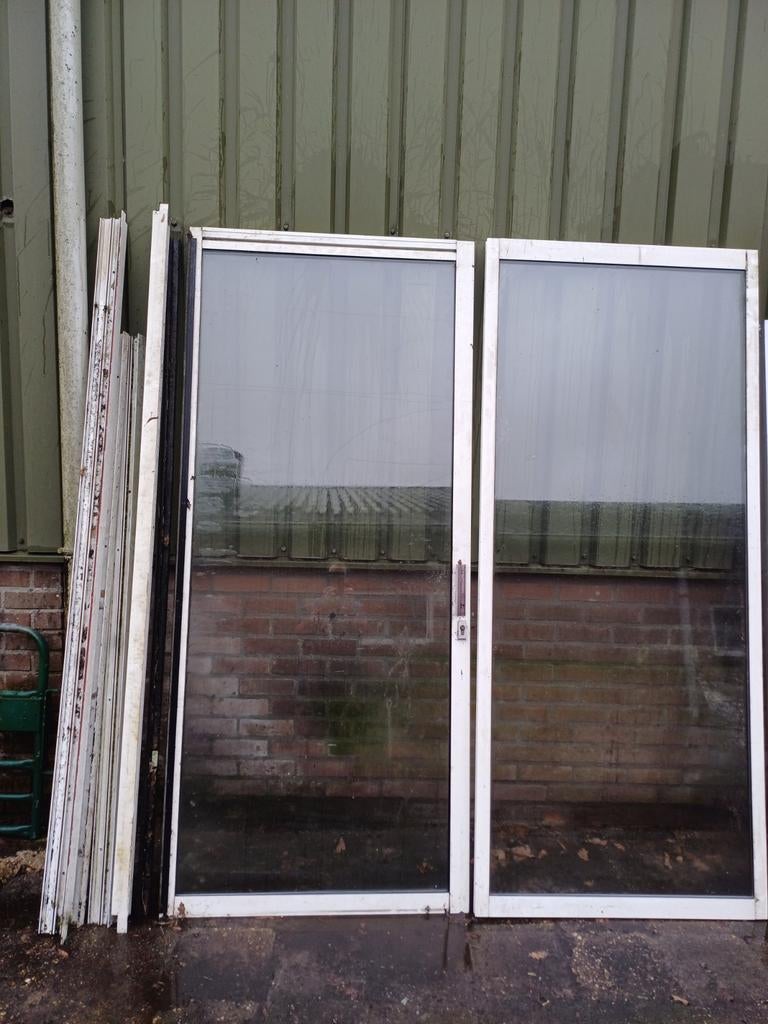 Aluminium schuifdeuren / terrasdeuren, Ophalen, Aluminium, 225 cm of meer, Schuifpui