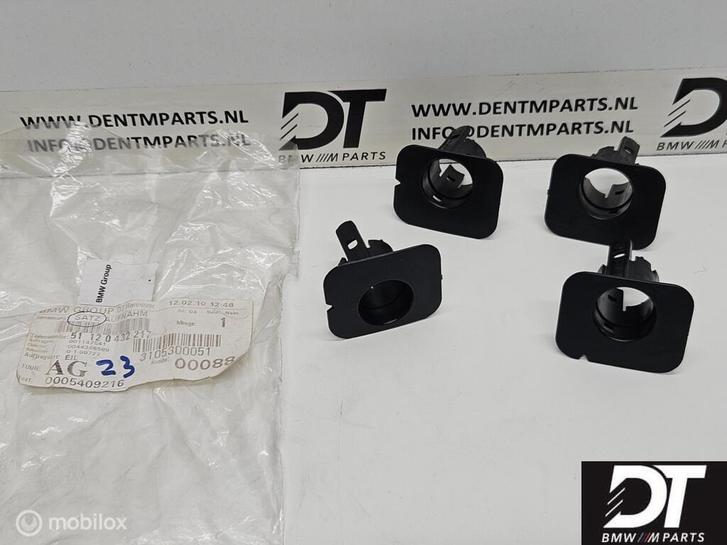PDC sensor houder set achter BMW 5-serie E60 E61 51120432217, Nieuw, Ophalen of Verzenden, BMW, BMW