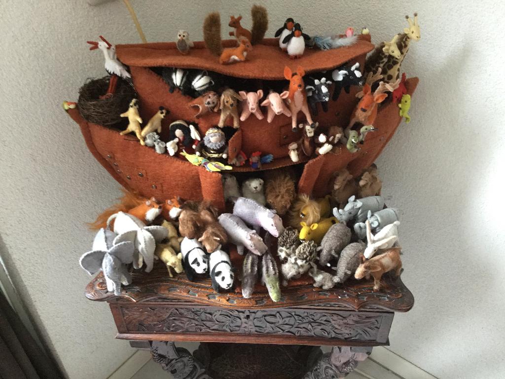 Vilten ark van Noach met dieren, Ophalen of Verzenden, Nieuw, Overige typen