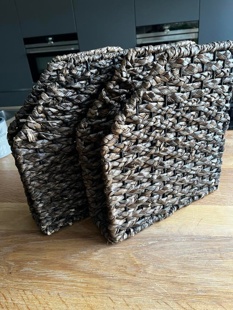 Tijdschriften / magazine houders rotan, Huis en Inrichting, Woonaccessoires | Krantenbakken en Lectuurbakken, Ophalen, Zo goed als nieuw