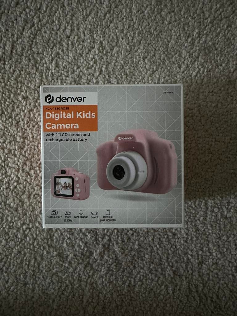Roze digitale kindercamera – €15, Ophalen of Verzenden, Zo goed als nieuw