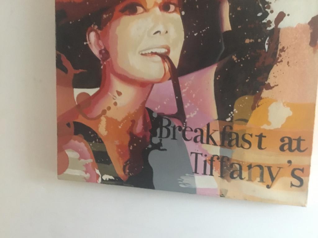 Audrey hepburn. Handgeschildert,in thailand, Ophalen of Verzenden, Zo goed als nieuw