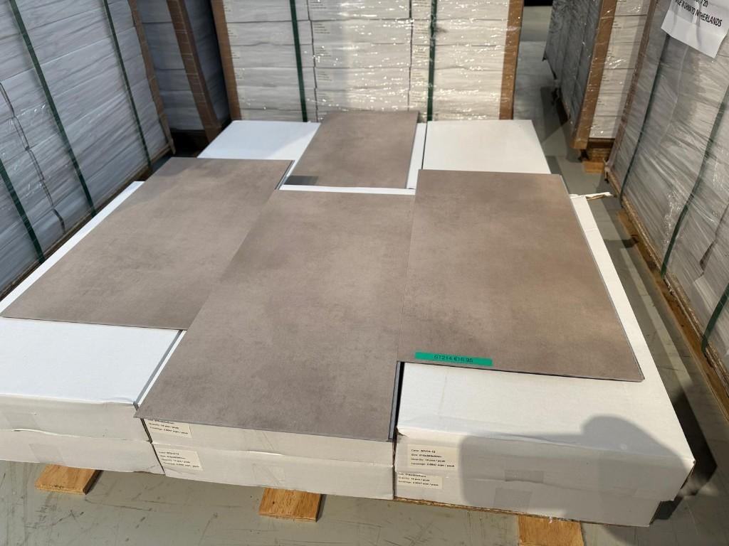 Direct ophalen | PVC tegel klik | PVC Vloer | Utrecht, Huis en Inrichting, Stoffering | Vloerbedekking, Ophalen, PVC tegel, 75 m² of meer