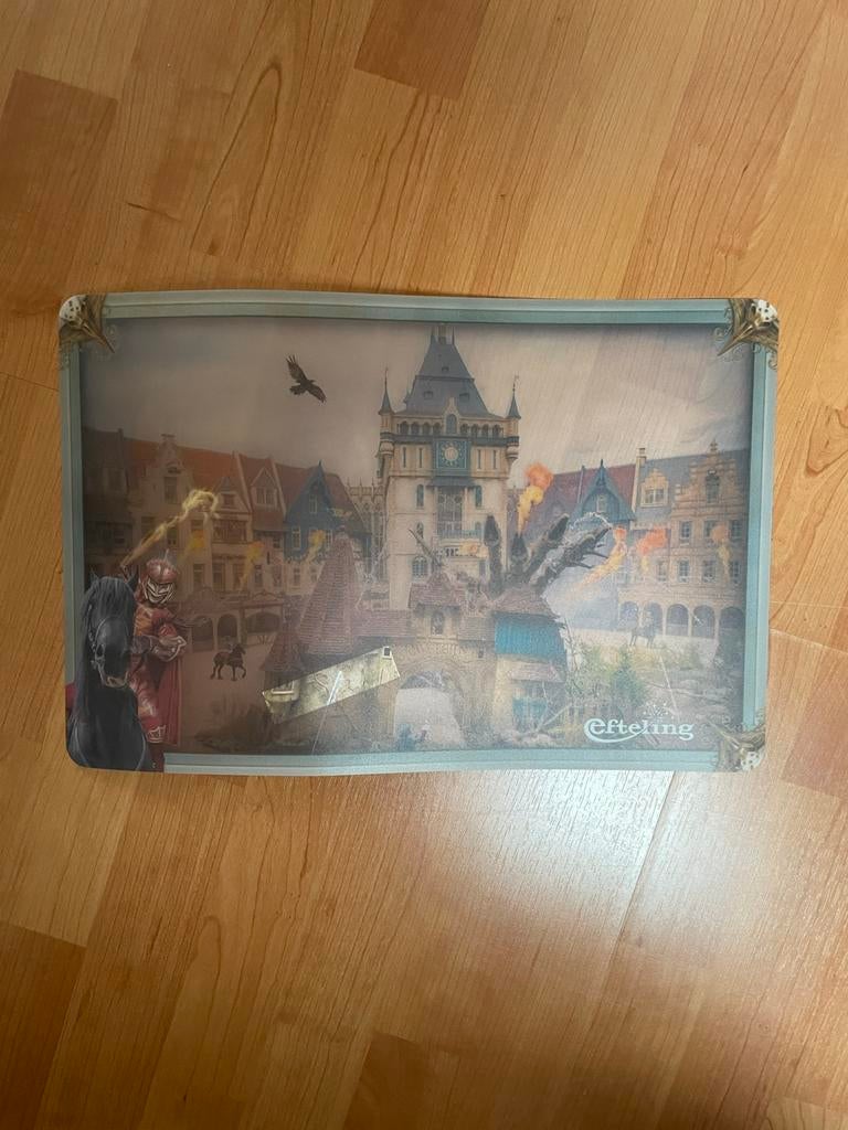Placemat efteling ravelijn, Verzamelen, Efteling, Ophalen of Verzenden, Zo goed als nieuw, Gebruiksvoorwerp