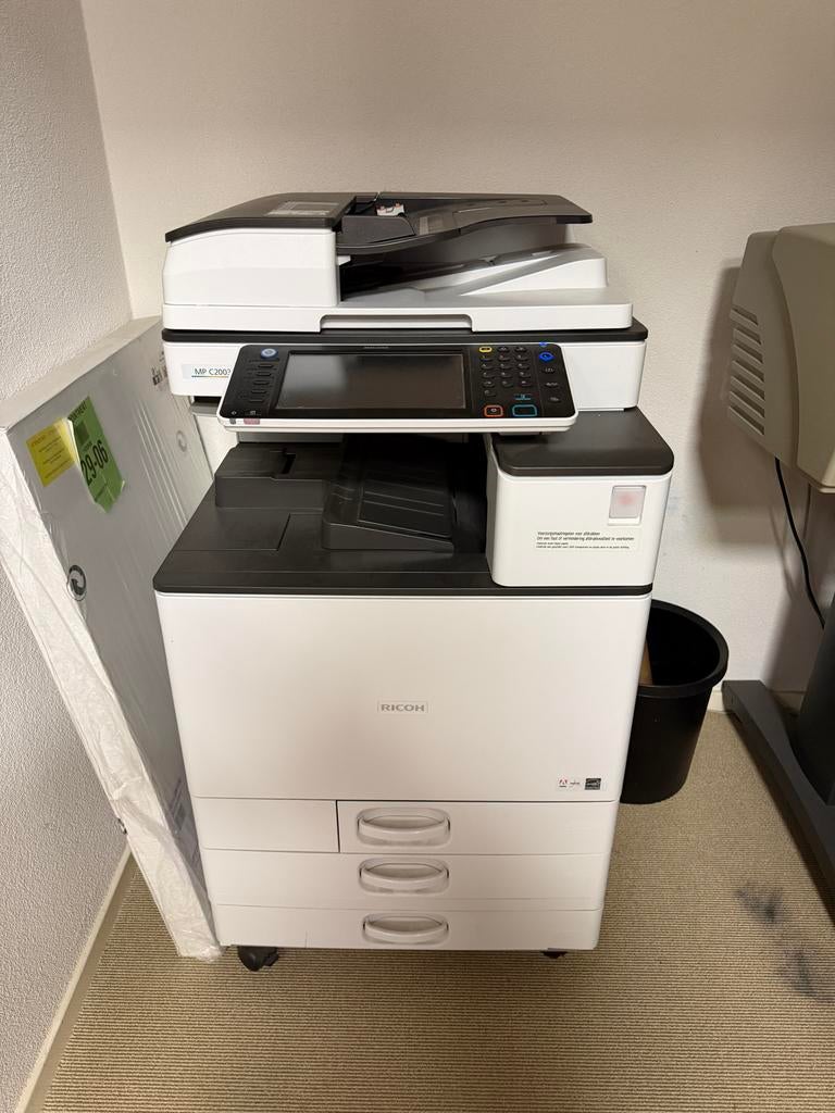 Ricoh MPC2003 Printer/Scanner met 3 lades + Cartridges, Ophalen of Verzenden