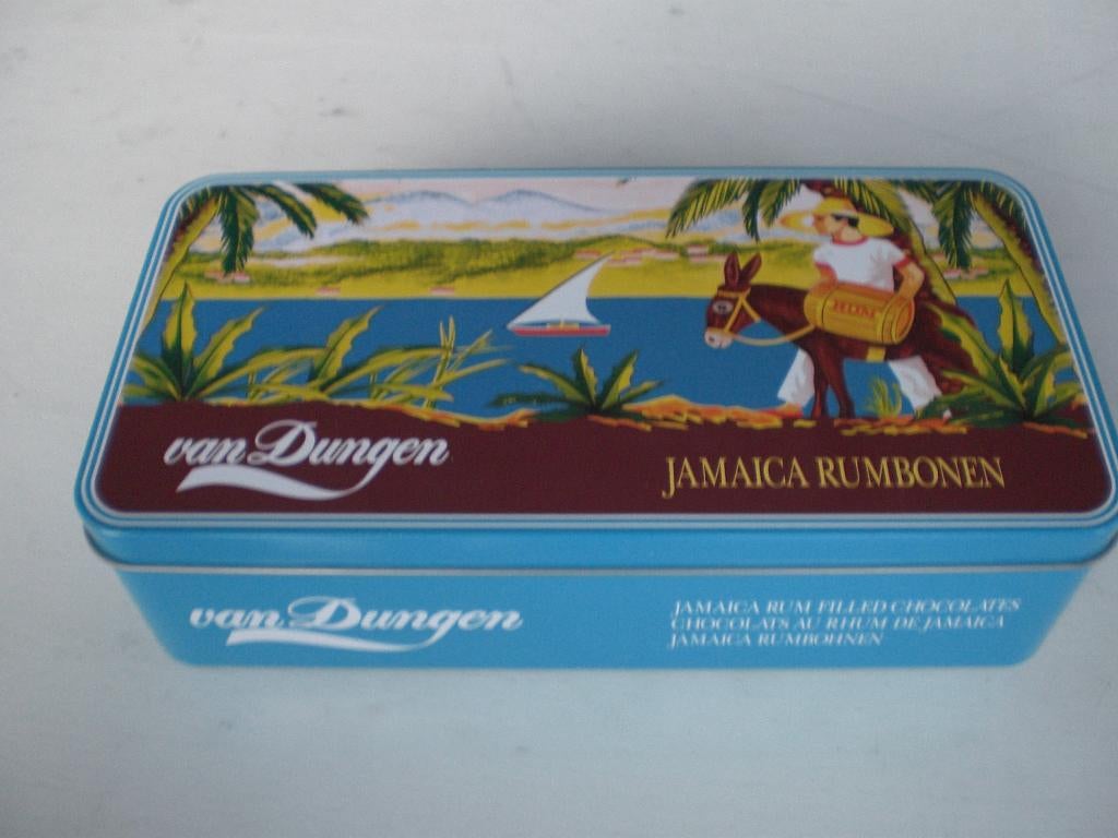 Metalen blik van Dungen Jamaica Rumbonen, Verzamelen, Ophalen of Verzenden, Zo goed als nieuw, Overige, Overige merken