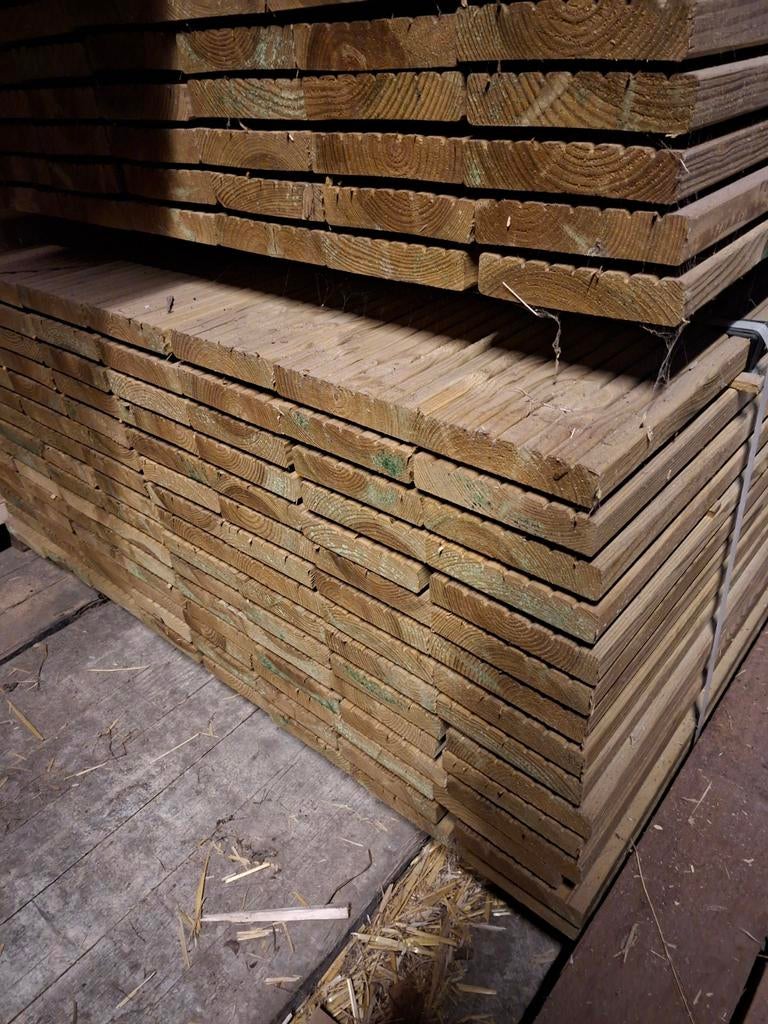 grenen geimp vlonderplanken a€ 3.19 pm, Ophalen of Verzenden, Nieuw, Hout