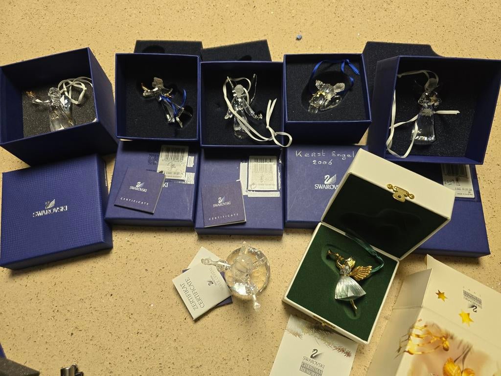 Swarovski Kerst engel  Collectie cristmas, Ophalen of Verzenden, Zo goed als nieuw, Figuurtje