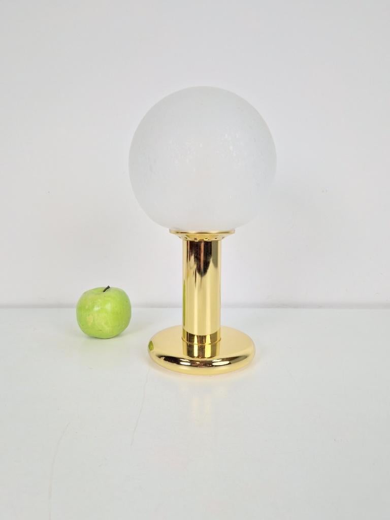 Vintage tafellamp targetti sankey bol messing italy ‘60, Huis en Inrichting, Lampen | Tafellampen, N, N, Vintage, Ophalen of Verzenden