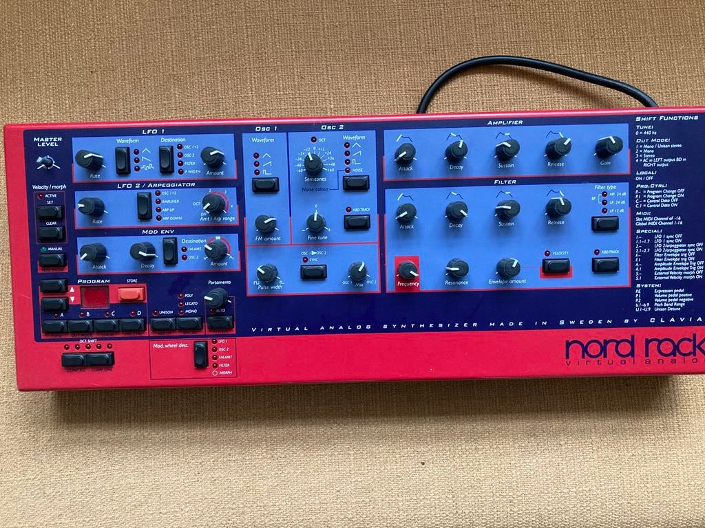 Clavia nord rack 1, Ophalen of Verzenden, Zo goed als nieuw, Overige aantallen, Overige merken
