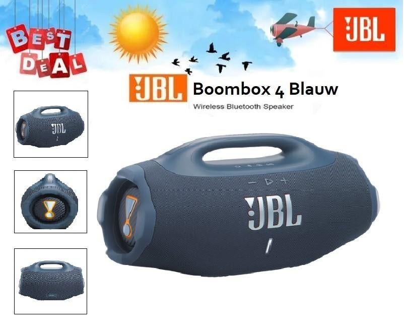 ✅NIEUW✅ JBL Boombox 4 | Blauw, Ophalen of Verzenden, Nieuw, 120 watt of meer, JBL