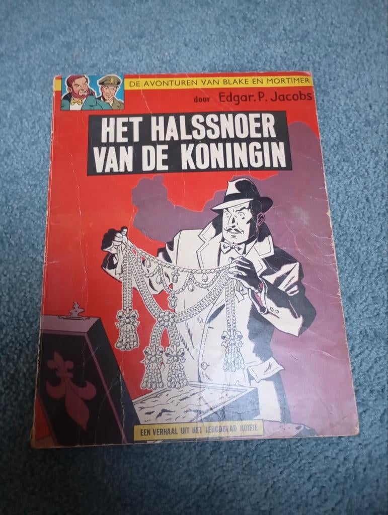 Vintage Strip Blake en Mortimer Halssnoer vd Koningin 1967, Verzamelen, Stripfiguren, Ophalen of Verzenden, Overige figuren