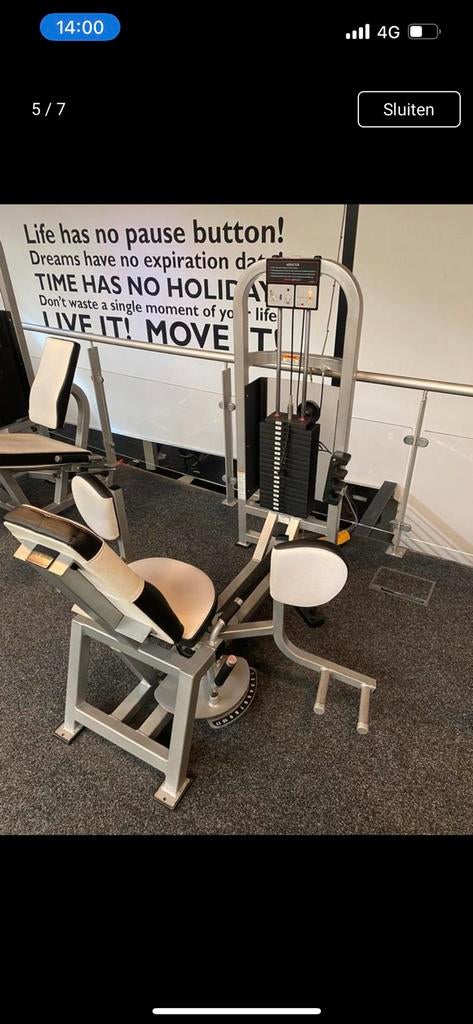 Lifefitness abductor en adductor., Ophalen, Zo goed als nieuw