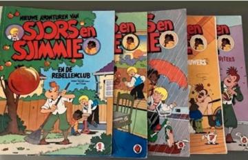 Sjors en Sjimmie boeken, Meerdere stripboeken, Ophalen of Verzenden, Gelezen