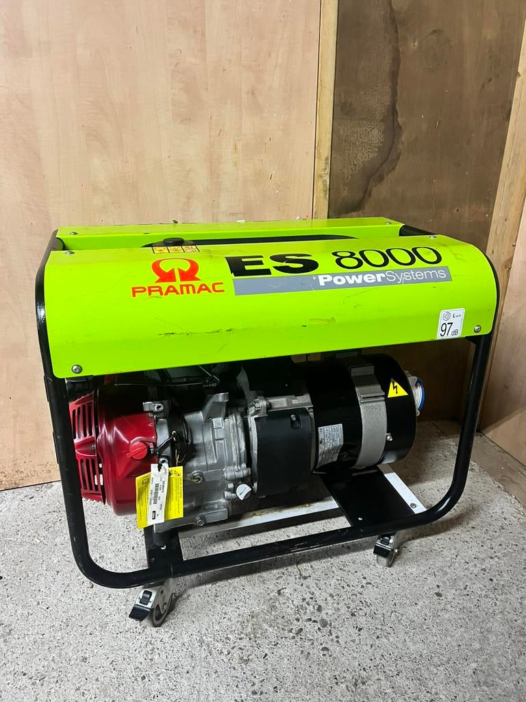 Pramac ES 8000 Aggregaat - Krachtbron voor al uw projecten!, Ophalen, Gebruikt, Elektrisch startend, Benzine