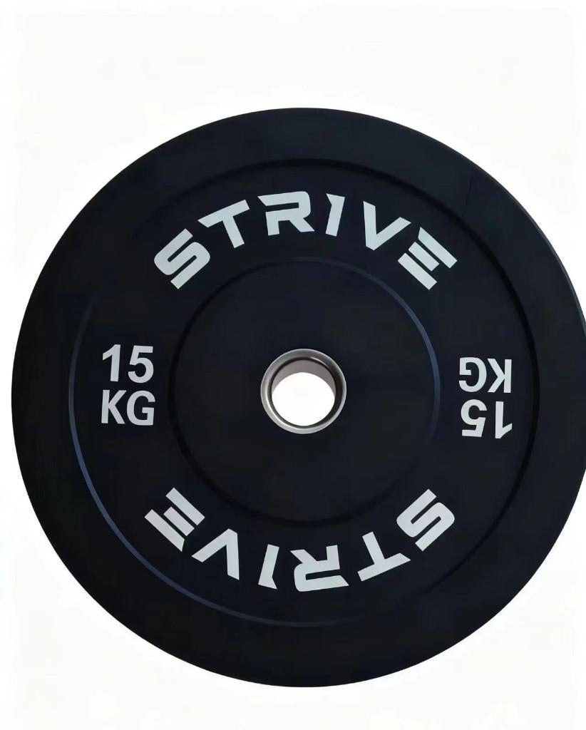 Strive Bumperplate Set 150 kg – Olympisch 50 mm, Ouderijksweg, Halterschijven, Benen, Verkoop@destaca.nl