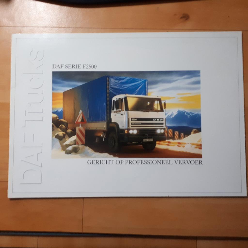 Daf brochure F2500 Nederlanse brochure Daf folder, DAF trucks, Verzenden, Zo goed als nieuw, Overige merken