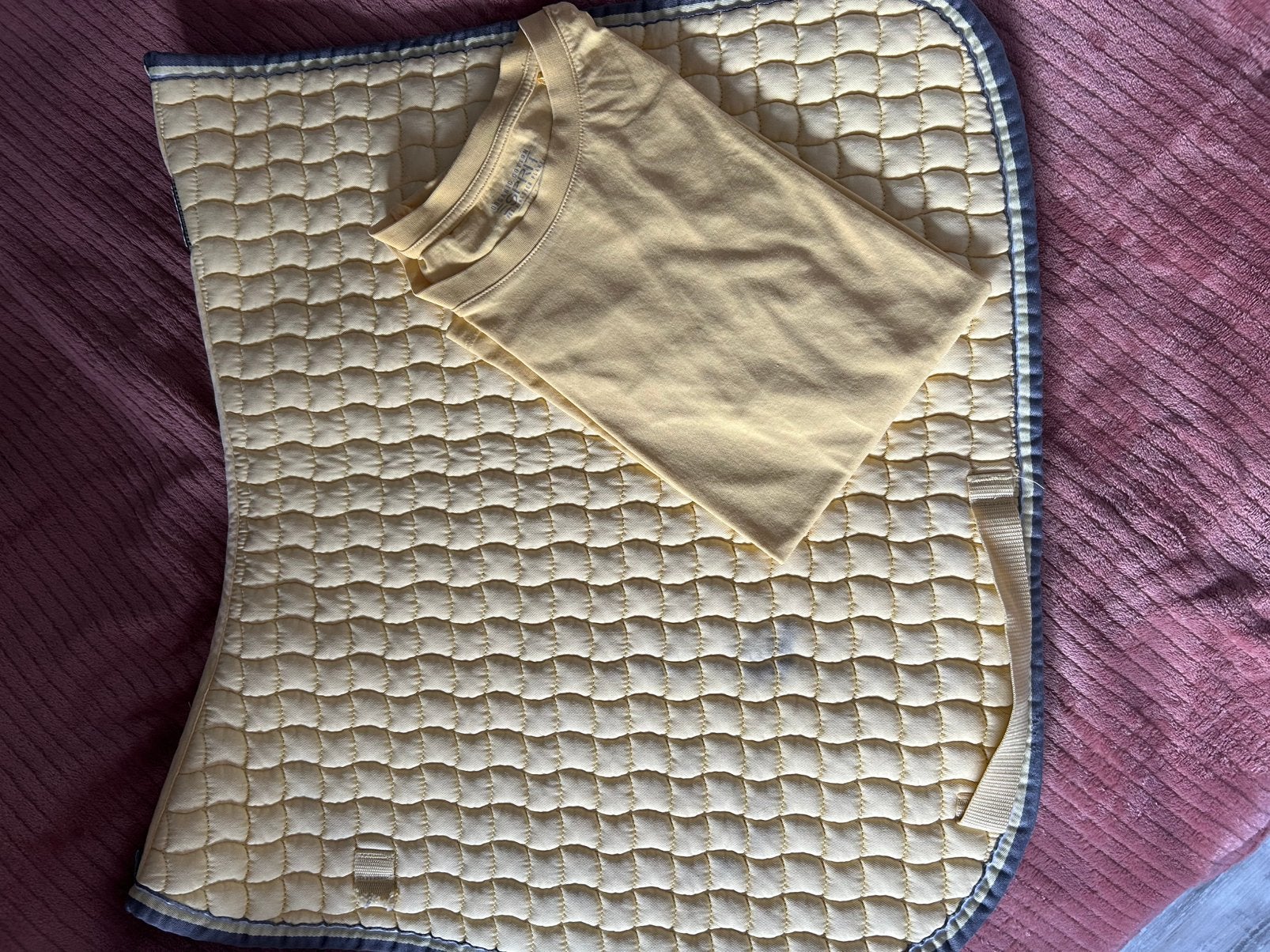 Eskadron butter yellow setje, Dieren en Toebehoren, Paarden en Pony's | Dekens en Dekjes, Ophalen of Verzenden, Zo goed als nieuw