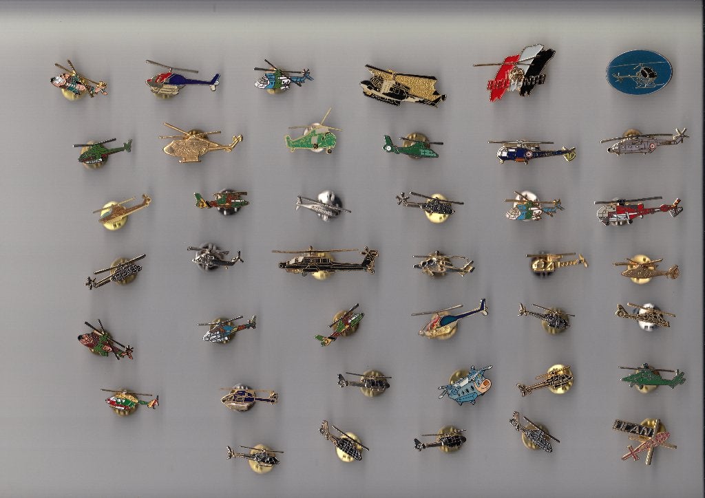 Heli Helicopter Helikopter pins Chinook Marine speldjes, Verzenden, Zo goed als nieuw, Patch, Badge of Embleem, Nvt