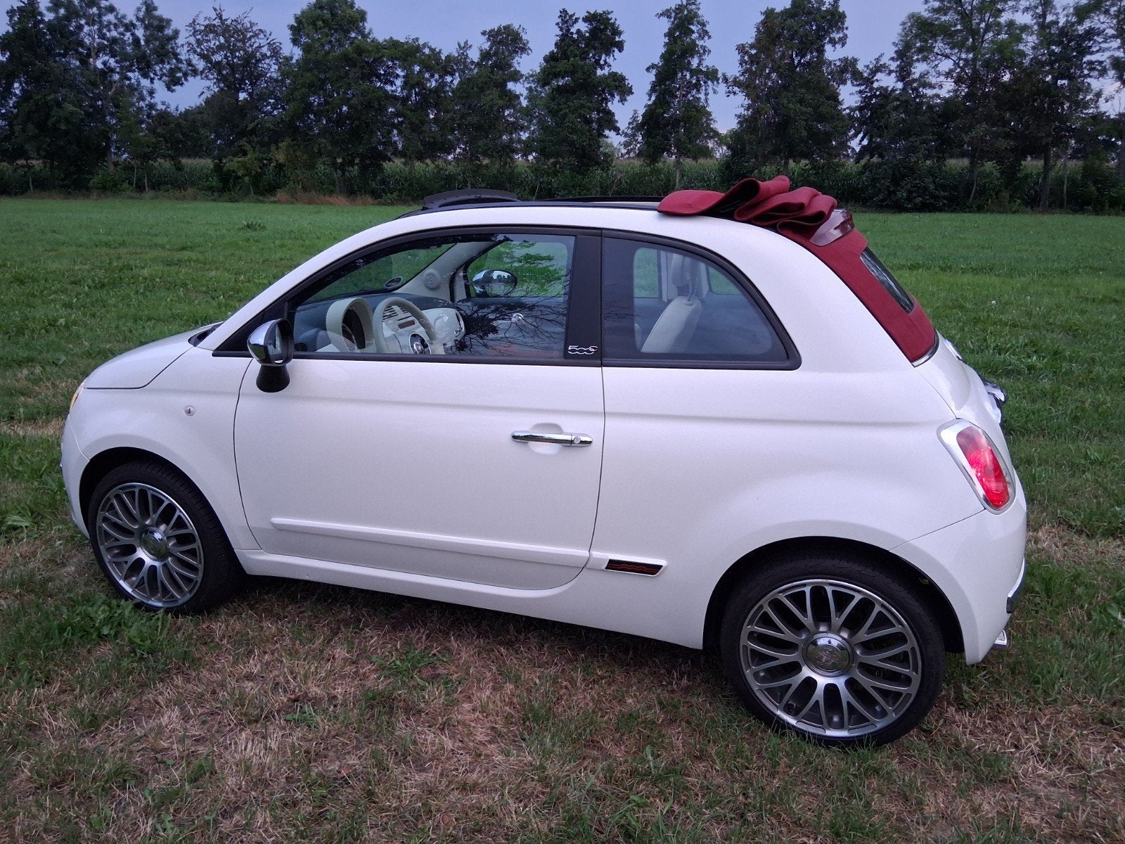 Fiat 500 1.2 C 2010 Wit, Voorwielaandrijving, 4 cilinders, Wit, Handgeschakeld