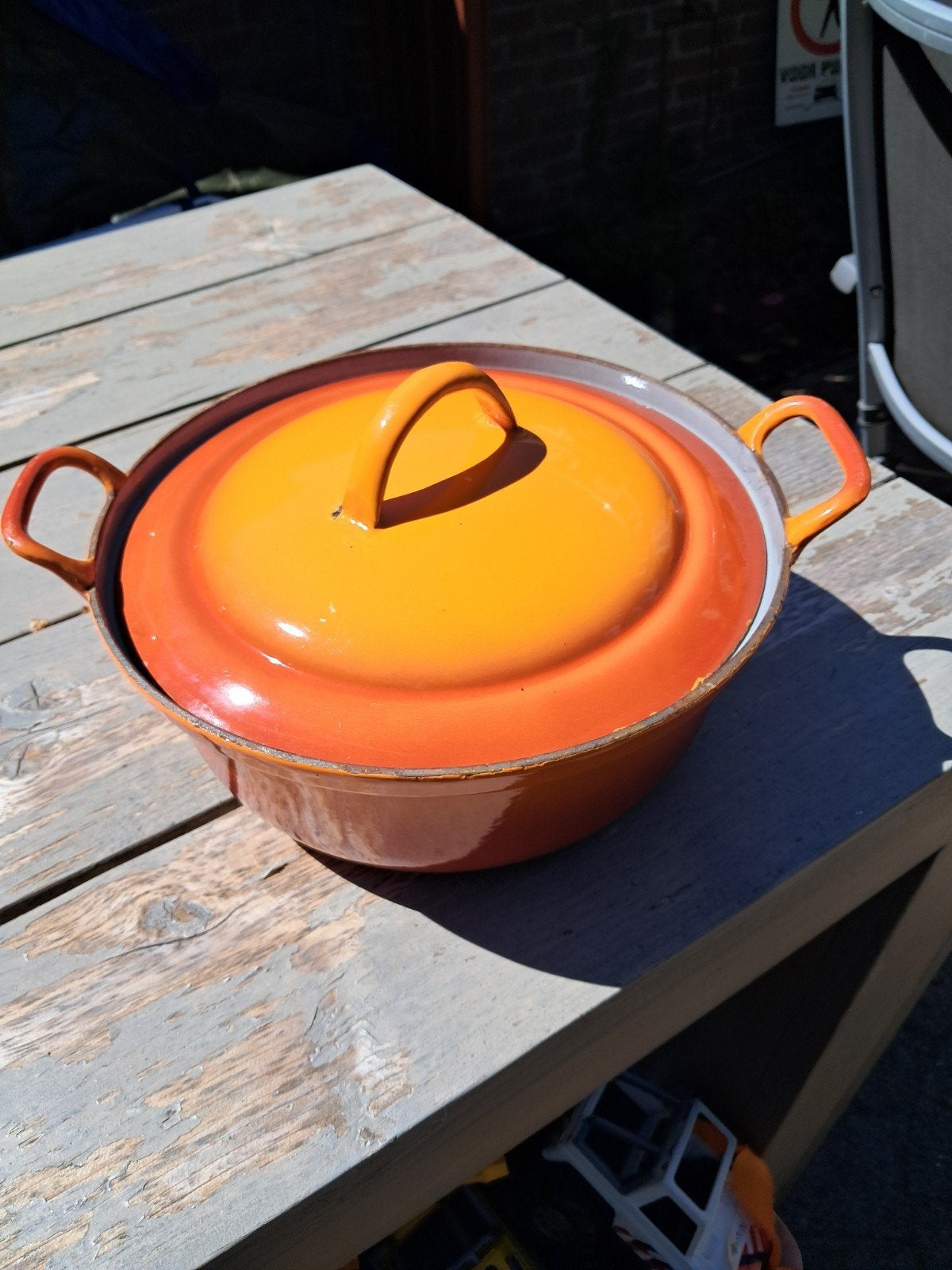 Oma's Gietijzeren Draadjesvlees Pan Vandaag Koopje €10, Huis en Inrichting, Keuken | Potten en Pannen, Ophalen of Verzenden, Gietijzer
