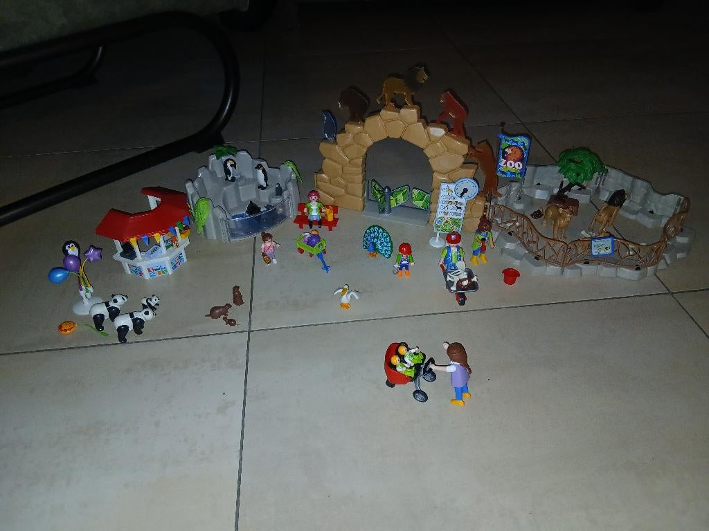 Grote Zoo playmobil / dierentuin 6634, Ophalen of Verzenden, Gebruikt, Complete set