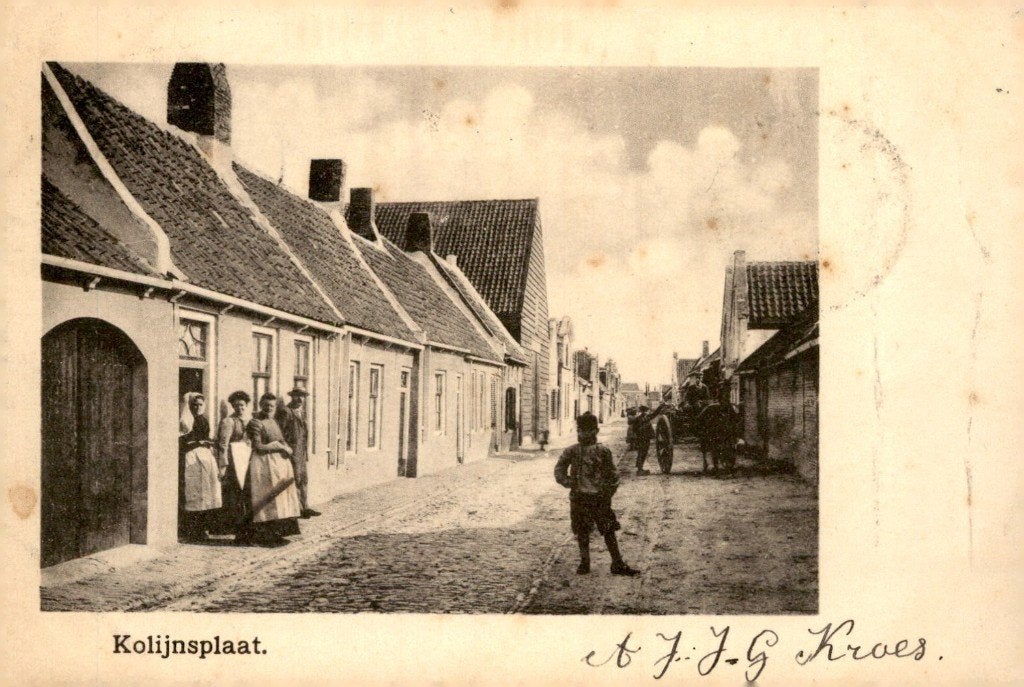 Colijnsplaat Dorpsgezicht # 956, Verzenden, Voor 1920, Gelopen, Zeeland