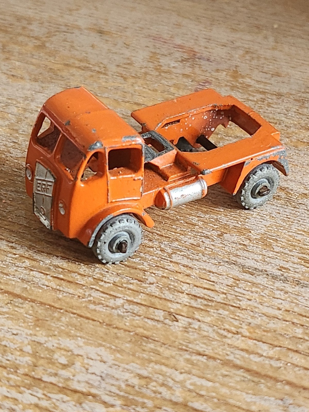 1956 Lesley Matchbox Cement mixer no. 26a, Ophalen of Verzenden, Gebruikt, Auto