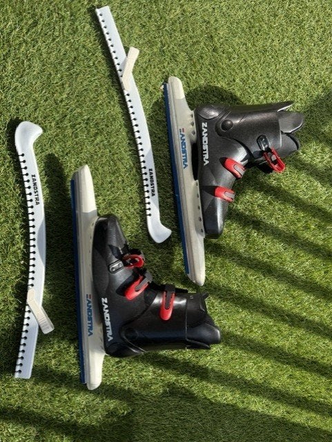 Zandstra High Carbon Springsteel Schaatsen - Maat 41, Zandstra, Ophalen of Verzenden, Zo goed als nieuw, Noren