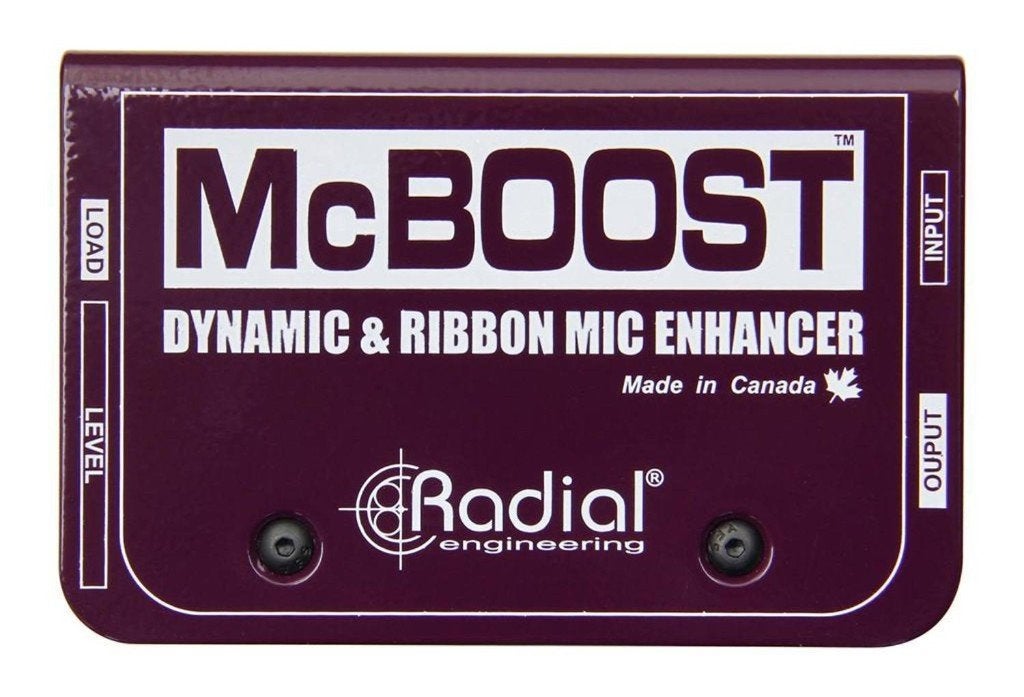 Radial McBoost booster voor dynamische en ribbon microfoons, ., Overige typen, Nieuw, Ophalen of Verzenden