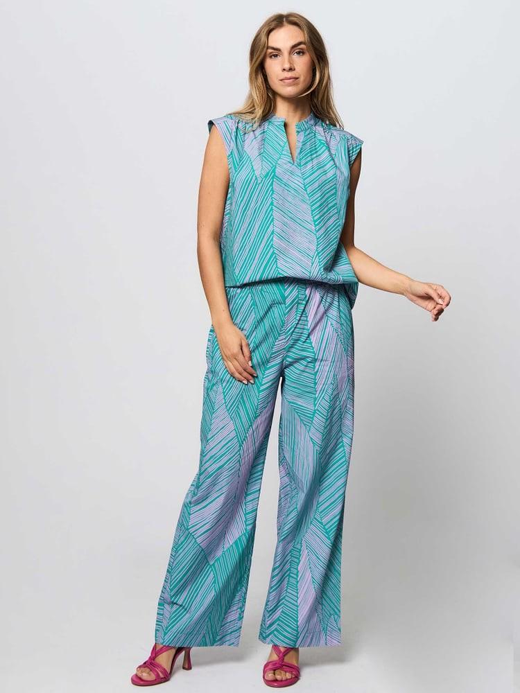 Studio anneloes print pantalon nieuw, Maat 38/40 (M), Nieuw, Ophalen of Verzenden, Lang