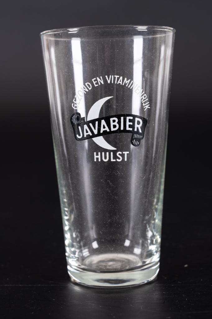 Oud bier glas Java Bier, Brouwerij de halve Maan Hulst, Ophalen of Verzenden, Gebruikt, Glas of Glazen, Overige merken