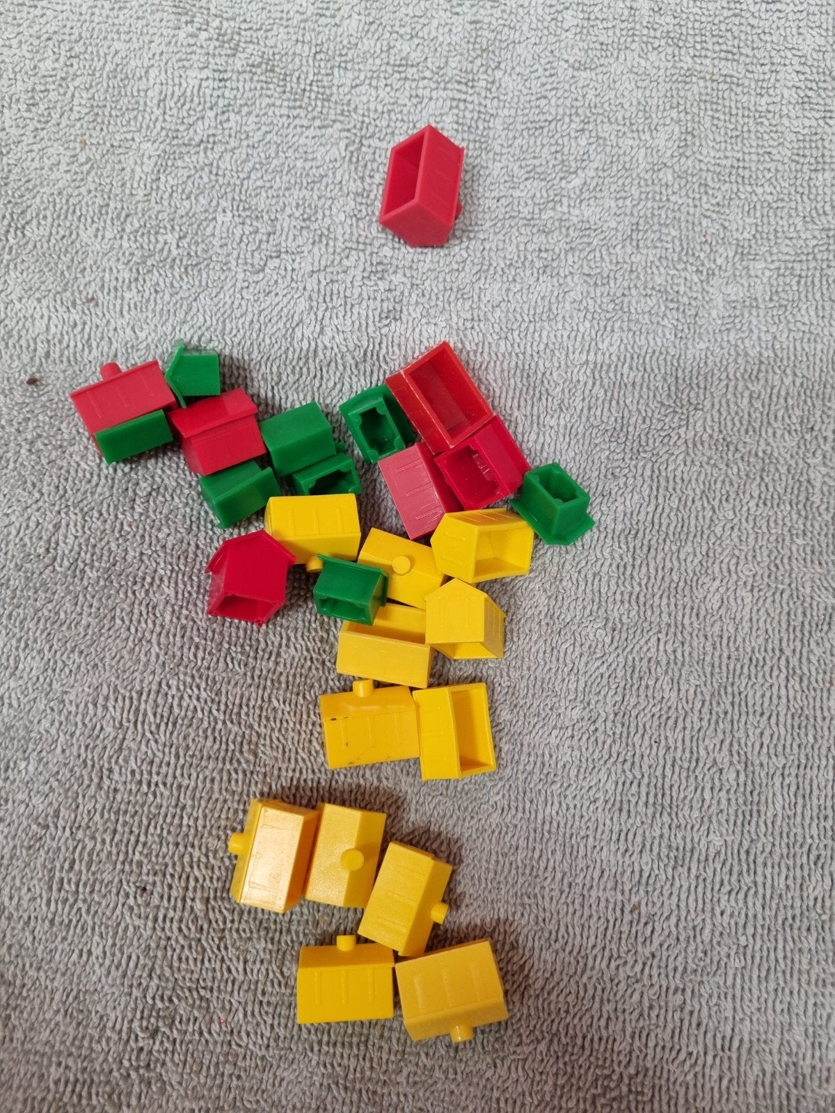 monopoly huisjes , hotels, Ophalen of Verzenden, Gebruikt