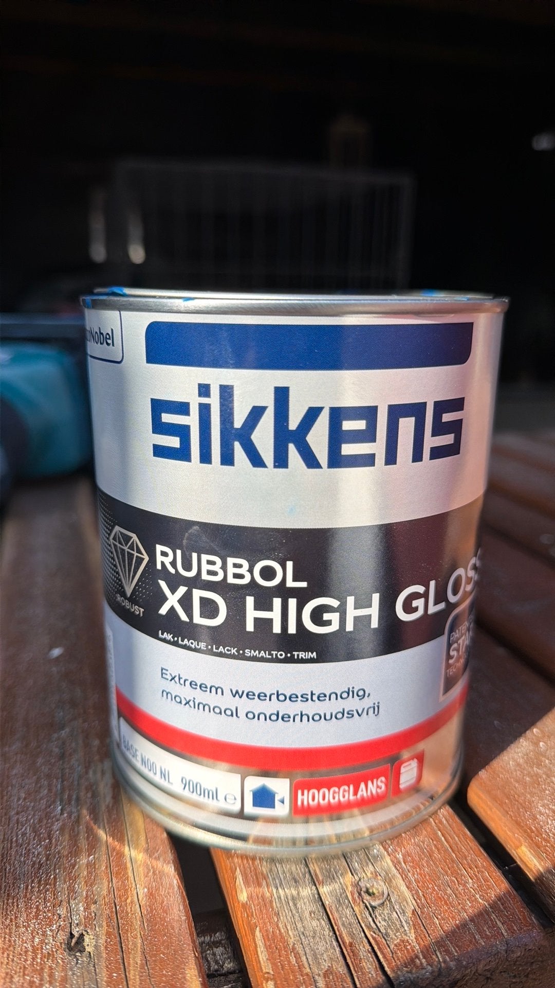 Rubbol XD High Gloss Buitenlak. Ral 5010 Gentiaan blauw, Ophalen, Zo goed als nieuw, Blauw