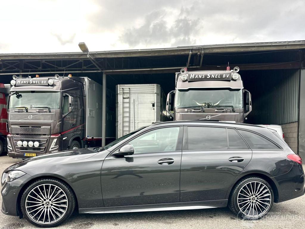Mercedes-Benz C-Klasse gereserveerd 200 218pk 9-traps aut +, Auto diversen, Schadeauto's, Mercedes-Benz, Automaat, Hybride Elektrisch/Benzine