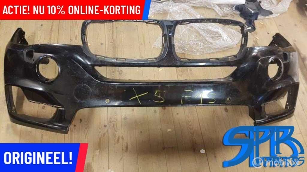 X5 F15 Voorbumper Voor Bumper Pdc Sra Xenon Origineel, Gebruikt, Voor, Ophalen of Verzenden, Bumper