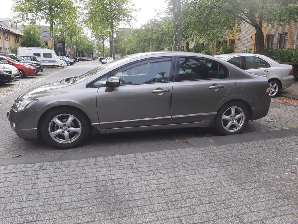 Honda Civic 1.3 Vtec Hybrid 4DR C-tr. 2008 Grijs, Auto's, Honda, Origineel Nederlands, Bedrijf, Hybride Elektrisch/Benzine, 22 km/l