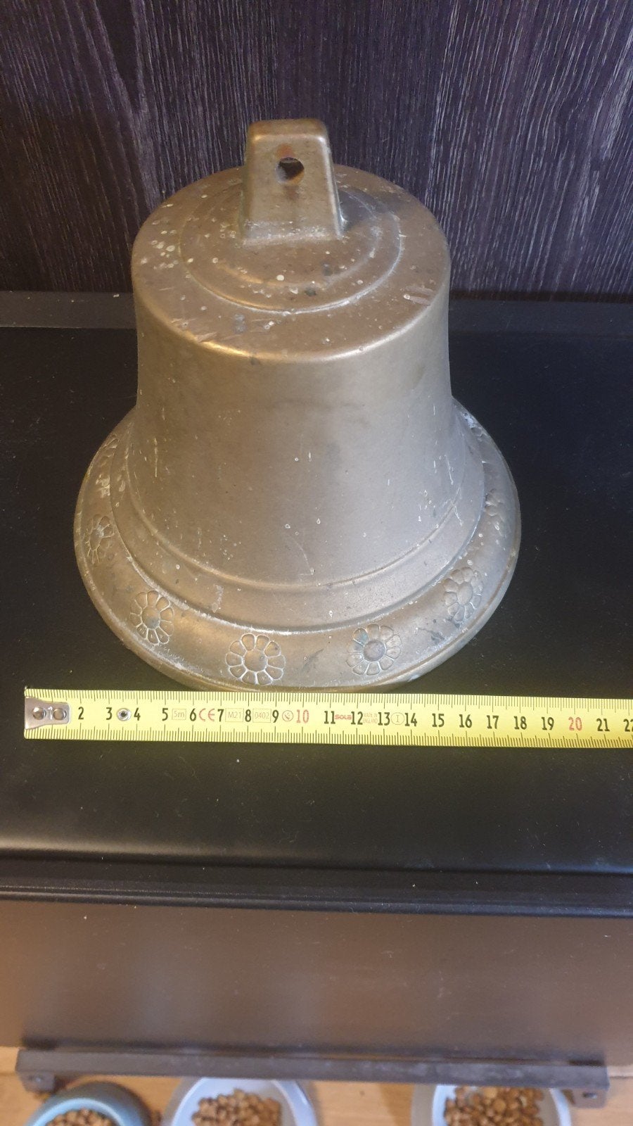 Grote bronzen/messing boerderijbel/scheepsbel - Vintage, Ophalen of Verzenden